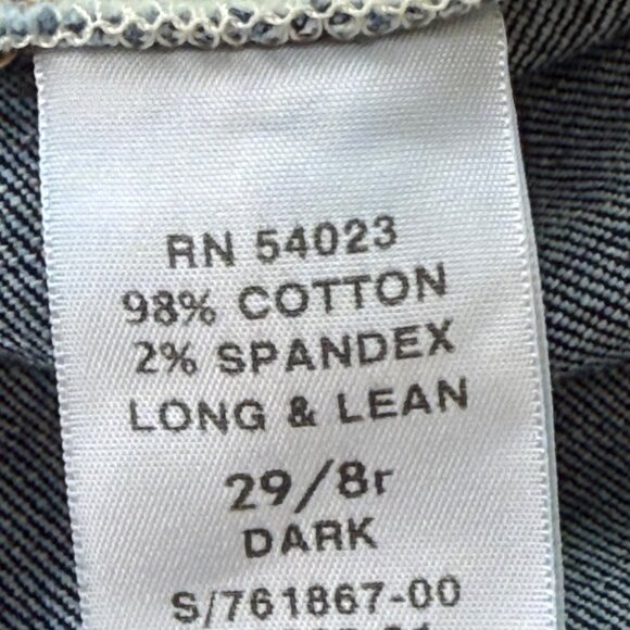 Gap 1969 Maternity Jeans NEW Long and Lean Bootcut Dark Wash 29/8R - Picture 10 of 11